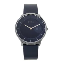 Đồng Hồ Nam Titan Edge 1843QL01 Màu Xanh