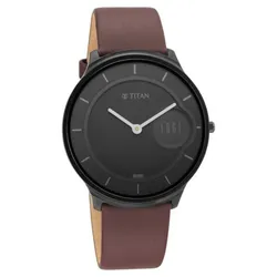 Đồng Hồ Nam Titan Edge Baseline 1843NL01 Màu Đen Tím