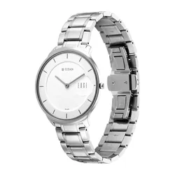 Đồng Hồ Nam Titan Edge Metal 1843SM02 Màu Bạc Trắng