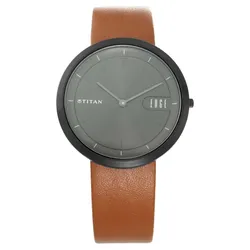Đồng Hồ Nam Titan Edge Zen 1779NL01 Màu Nâu