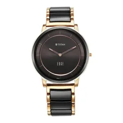 Đồng Hồ Nam Titan Gents Edge Watch 1878KD03 Màu Đen