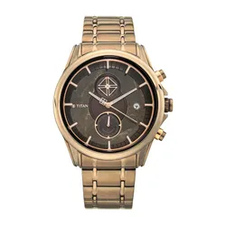 Đồng Hồ Nam Titan Grandmaster 2 Watch 1847KM02 Màu Vàng/Đen