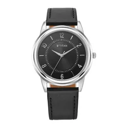 Đồng Hồ Nam Titan Karishma Zing Quartz Watch 1638SL02 Màu Đen