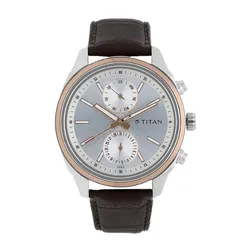 Đồng Hồ Nam Titan Neo 2 Gents Watch 1733KL02 Màu Trắng Nâu