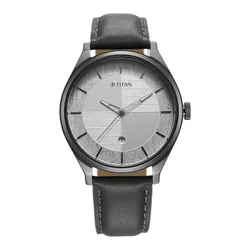 Đồng Hồ Nam Titan Neo Economy Quartz Watch 1802QL01 Màu Đen Xám
