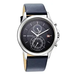 Đồng Hồ Nam Titan Neo Gents Quartz Watch 1870SL01 Màu Xanh Da Trời