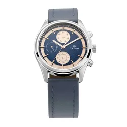 Đồng Hồ Nam Titan NEO IV Quartz Watch 1805SL02 Màu Xanh