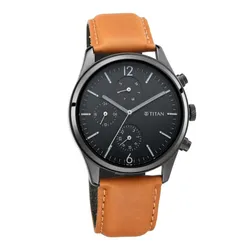 Đồng Hồ Nam Titan Neo V Leather Strap 1805NL02 Màu Nâu/Đen