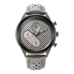 Đồng Hồ Nam Titan Quartz Analog Anthracite Dial Leather Strap Watch 1814KL01 Màu Đen