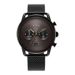 Đồng Hồ Nam Titan Retro 1860NM01 Màu Nâu
