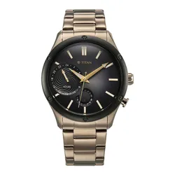 Đồng Hồ Nam Titan Stellar 10009KM03 Màu Nâu