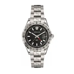 Đồng Hồ Nam Versace V11020015 Hellenyium 42mm Quartz Watch Màu Đen Bạc
