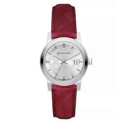 Đồng Hồ Nữ Burberry The Classic Round Red Watch BU9152 Màu Đỏ Bạc