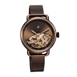 Đồng Hồ Nữ Fastrack 34 Brown Automatic 6288QM01 Màu Nâu