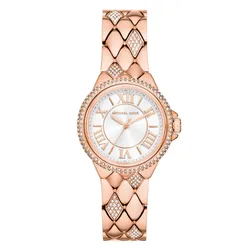 Đồng Hồ Nữ Michael Kors Harlowe Pavé Watch MK4810 Màu Vàng Hồng