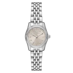 Đồng Hồ Nữ Michael Kors Lexington Three-Hand Stainless Steel Watch MK4843 Màu Bạc