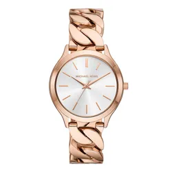 Đồng Hồ Nữ Michael Kors MK Runway Three-Hand Rose Gold-Tone Stainless Steel MK7473 Màu Vàng Hồng