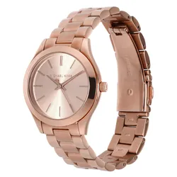 Đồng Hồ Nữ Michael Kors Slim Runway MK3513 Màu Vàng Hồng