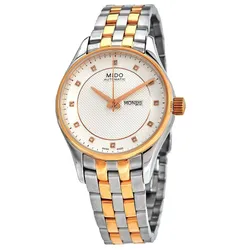 Đồng Hồ Nữ Mido Belluna Diamond M001.230.22.036.91 Màu Demi (Bạc - Vàng Hồng)