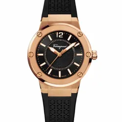 Đồng Hồ Nữ Salvatore Ferragamo F-80 SFUL00524 Màu Vàng Đen