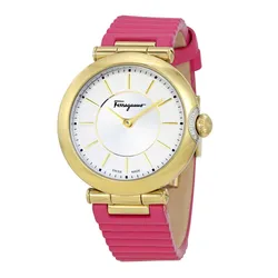 Đồng Hồ Nữ Salvatore Ferragamo Fuchsia Leather Ladies Watch FIN030015 Màu Hồng Fuchsia