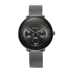 Đồng Hồ Nữ Titan Anthracite Dial Analog Watch 2651QM02 Màu Xám Chì