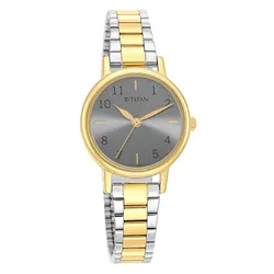 Đồng Hồ Nữ Titan Karishma Grey Dial Analog Watch 2678BM01 Màu Demi (Vàng - Bạc)