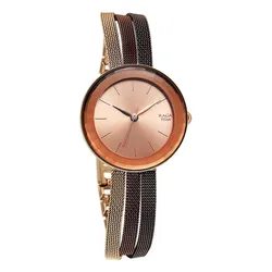 Đồng Hồ Nữ Titan Raga Delight Quartz Analog Watch 95153KM01 Màu Vàng Hồng