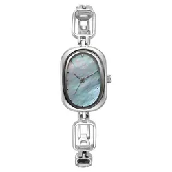 Đồng Hồ Nữ Titan Raga Viva Mother Of Pearl Dial Analog Metal Strap Watch 2686SM02 Màu Bạc