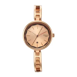 Đồng Hồ Nữ Titan Women's Raga Viva 6 Watch Metal Strap 2683WM01 Màu Vàng Hồng