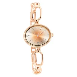 Đồng Hồ Nữ Titan Women's Raga Viva Watch Metal Strap 2667WM01 Màu Vàng Hồng