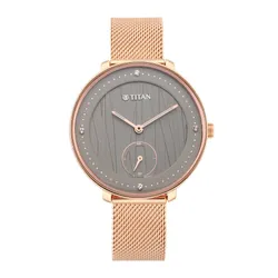 Đồng Hồ Nữ Titan Workwear Watch 2651WM01 Màu Vàng Hồng