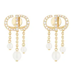 Khuyên Tai Nữ Dior Petit CD Earrings E1549PTCCY_D301 Màu Vàng Gold