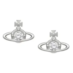 Khuyên Tai Nữ Vivienne Westwood Nano Solitaire Earrings 8050889135258 Màu Bạc