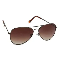 Kính Mát Nam Fastrack Brown Square Sunglasses M138BR2V Màu Nâu