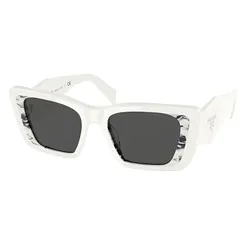 Kính Mát Nữ Prada Transparent Sunglasses 08Y Màu Trắng