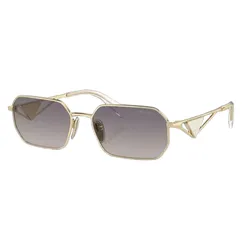 Kính Mát Nữ Prada Transparent Sunglasses A51S ZVN30C Màu Vàng - Đen  
