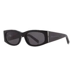 Kính Mát Philipp Plein Sunglasses SPP025S 0700 55 Màu Xám Đen