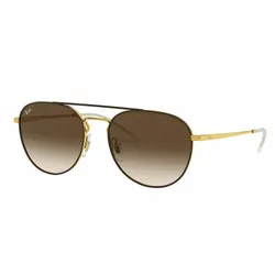 Kính Mát Unisex Rayban Sunglasses RB 3589 905513 55 Màu Nâu/Gold