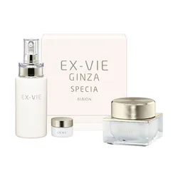 Set Dưỡng Hỗ Trợ Tái Tạo Da Albion Ex-Vie Ginza Specia Limited Gift Set 3 Món