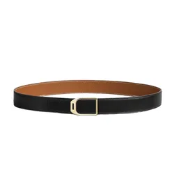 Thắt Lưng Nam Hermès Gockey Belt Buckle & Reversible Leather Strap 32mm Màu Đen/Nâu Size 80
