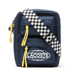 Túi Đeo Chéo Nam Lacoste Neocroc Checkboard Strap Camera Bag NH4040NZ Màu Xanh