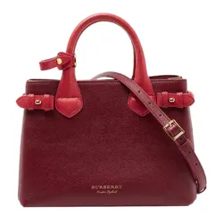 Túi Đeo Chéo Nữ Burberry Burgundy/Pink Snakeskin And Leather Màu Đỏ