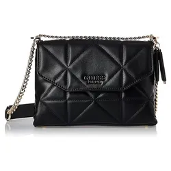 Túi Đeo Chéo Nữ Guess Bolsa Ellery Convertible Xbody Flap Màu Đen