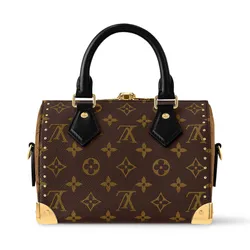 Túi Đeo Chéo Nữ Louis Vuitton LV Speedy Trunk 20 Bag M13146 Màu Nâu/Đen