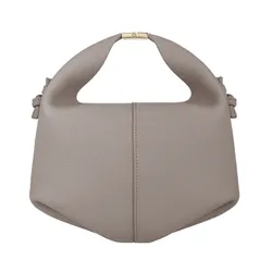 Túi Xách Tay Nữ Polène Béri Crossbody Bag Edition Textured Taupe Màu Xám