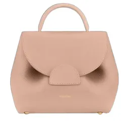 Túi Đeo Chéo Nữ Polène Numéro Un Nano Edition Textured Nude Crossbody Bag Màu Hồng
