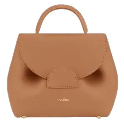 Túi Đeo Chéo Nữ Polène Numéro Un Nano Edition Textured Tan Crossbody Bag Màu Nâu