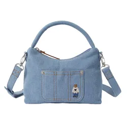 Túi Đeo Chéo Nữ WHOAU Steve Hobo Cross Bag Light Blue Màu Xanh Lam Sáng