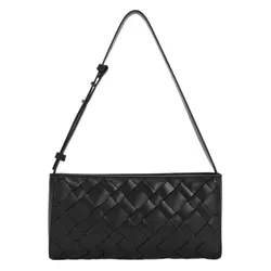 Túi Đeo Vai Nữ Charles & Keith CNK Ivette Woven Elongated Shoulder Bag - Noir CK2-20271571 Màu Đen